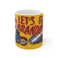 LET'S GO BRANDON Biker's Ceramic Coffee Mug (one 11oz mug)
