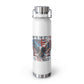 ..FREE INDEED:  22oz Copper Vacuum Insulated Patriotic Christian Water Bottle - FREE SHIPPING