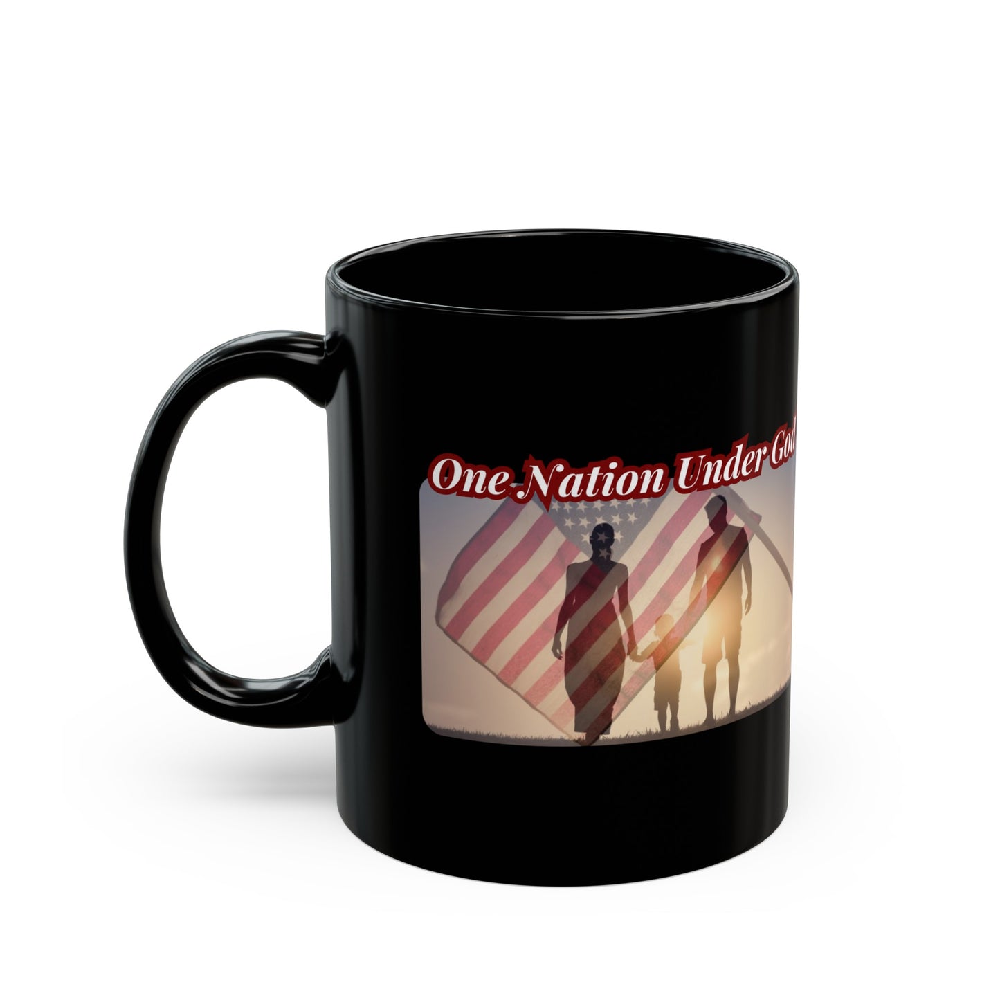 ONE NATION UNDER GOD Patriotic Ceramic Coffee Mug (11oz, 15oz) - FREE SHIPPING