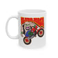 ULTRA MAGA Patriotic Biker Ceramic Coffee Mug, (11oz, 15oz) - FREE SHIPPING