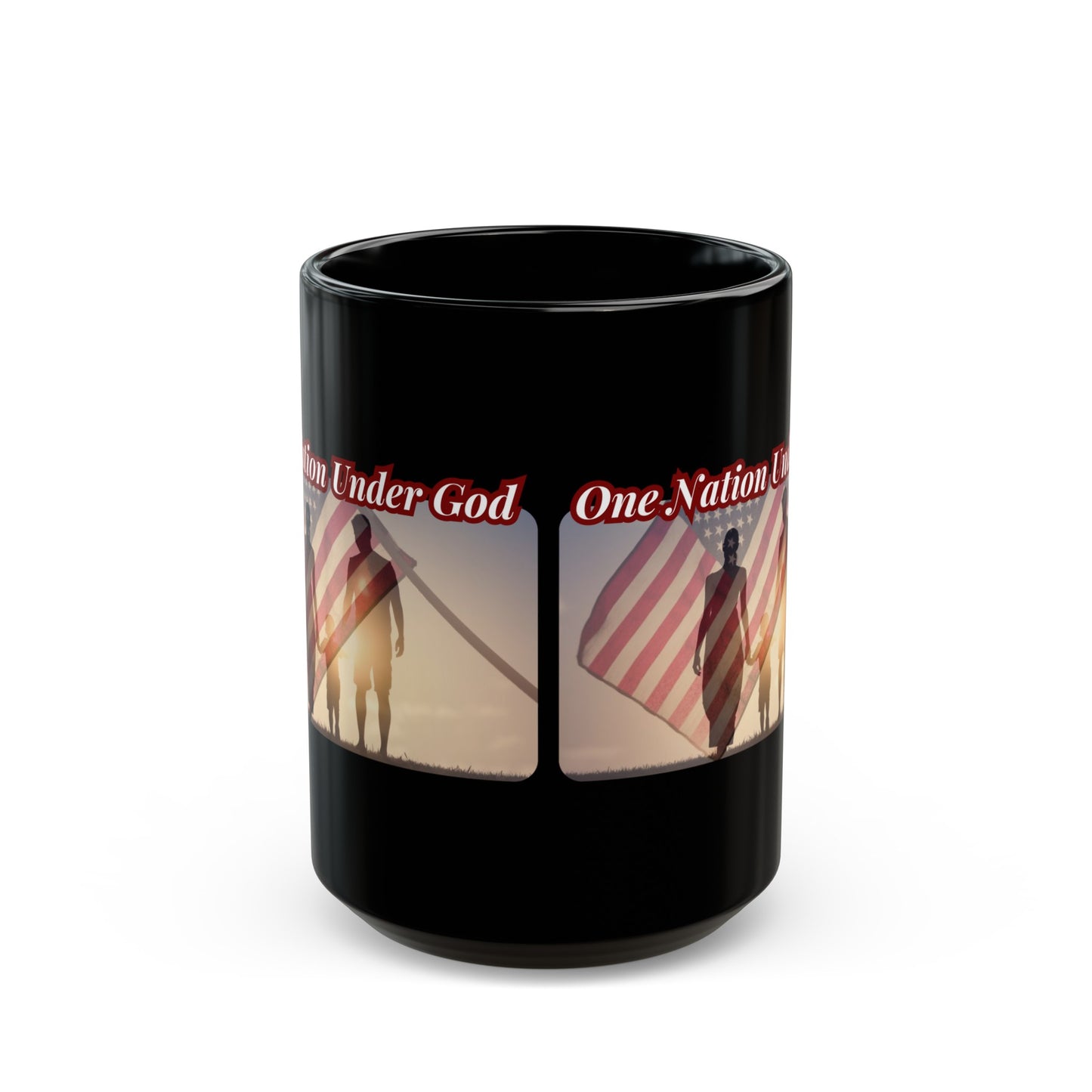 ONE NATION UNDER GOD Patriotic Ceramic Coffee Mug (11oz, 15oz) - FREE SHIPPING