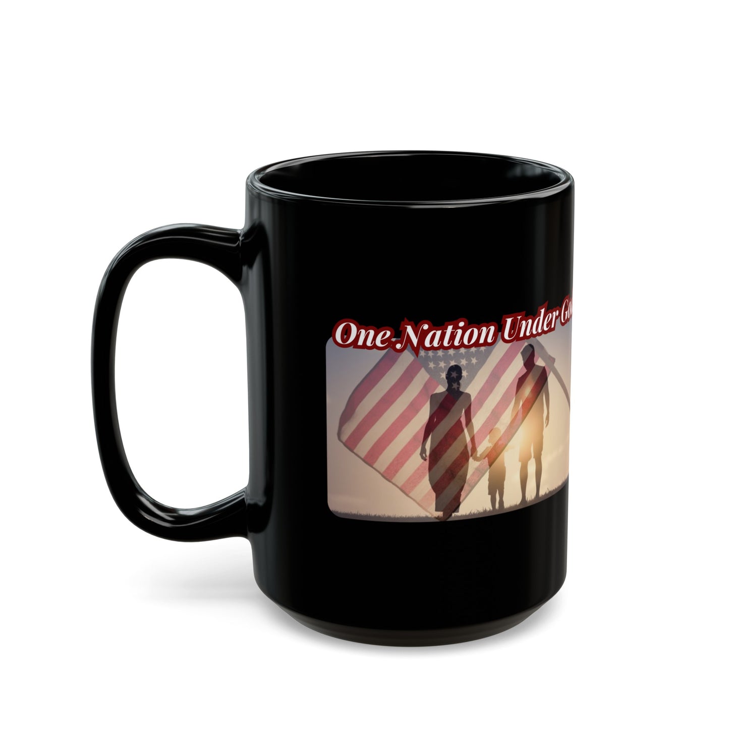 ONE NATION UNDER GOD Patriotic Ceramic Coffee Mug (11oz, 15oz) - FREE SHIPPING