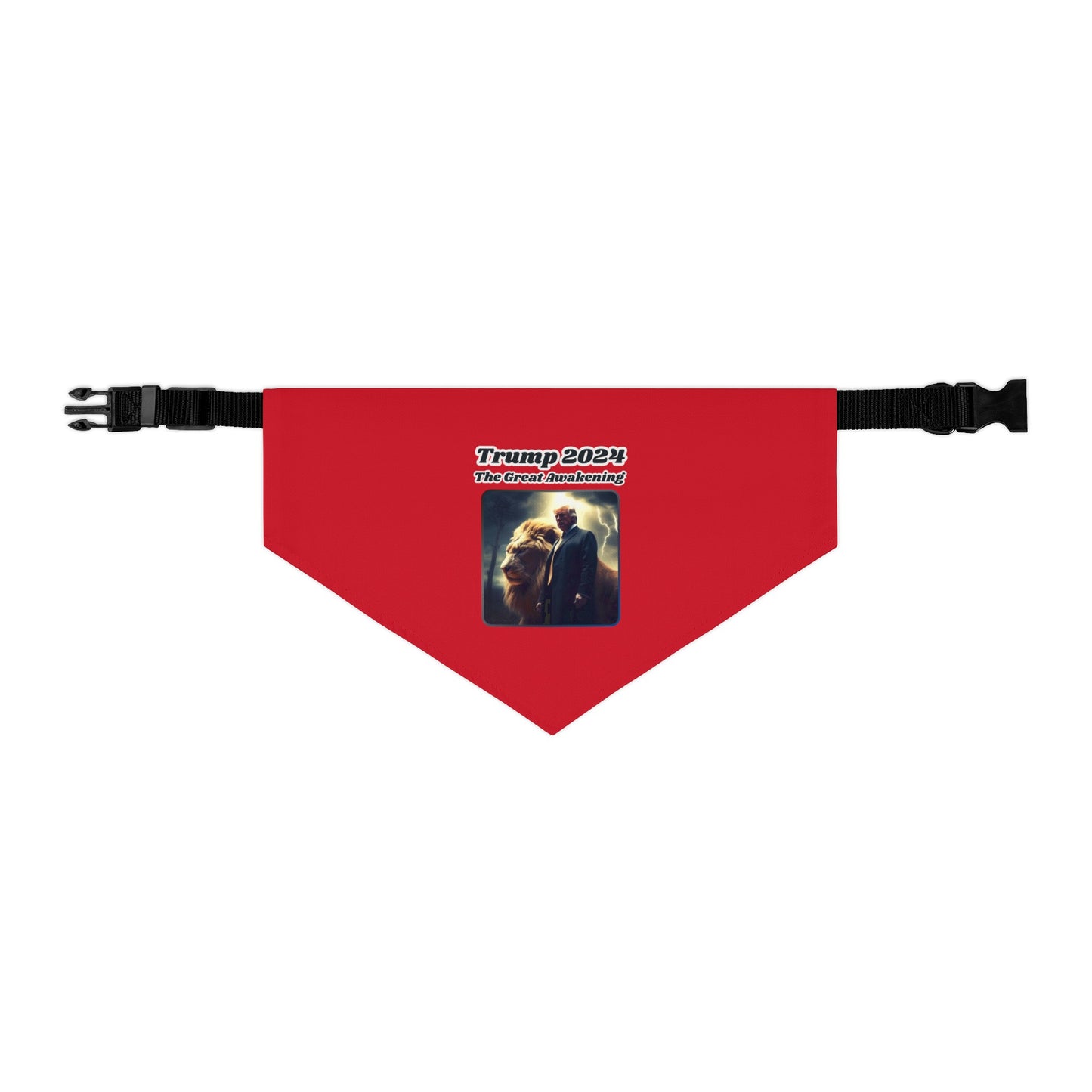 THE GREAT AWAKENING - Large Dog Bandana (Collar Size 14-23" Weight 50-75lbs) - FREE SHIPPING