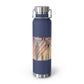 ..ONE NATION UNDER GOD:  22oz Copper Vacuum Insulated Patriotic Water Bottle - FREE SHIPPING