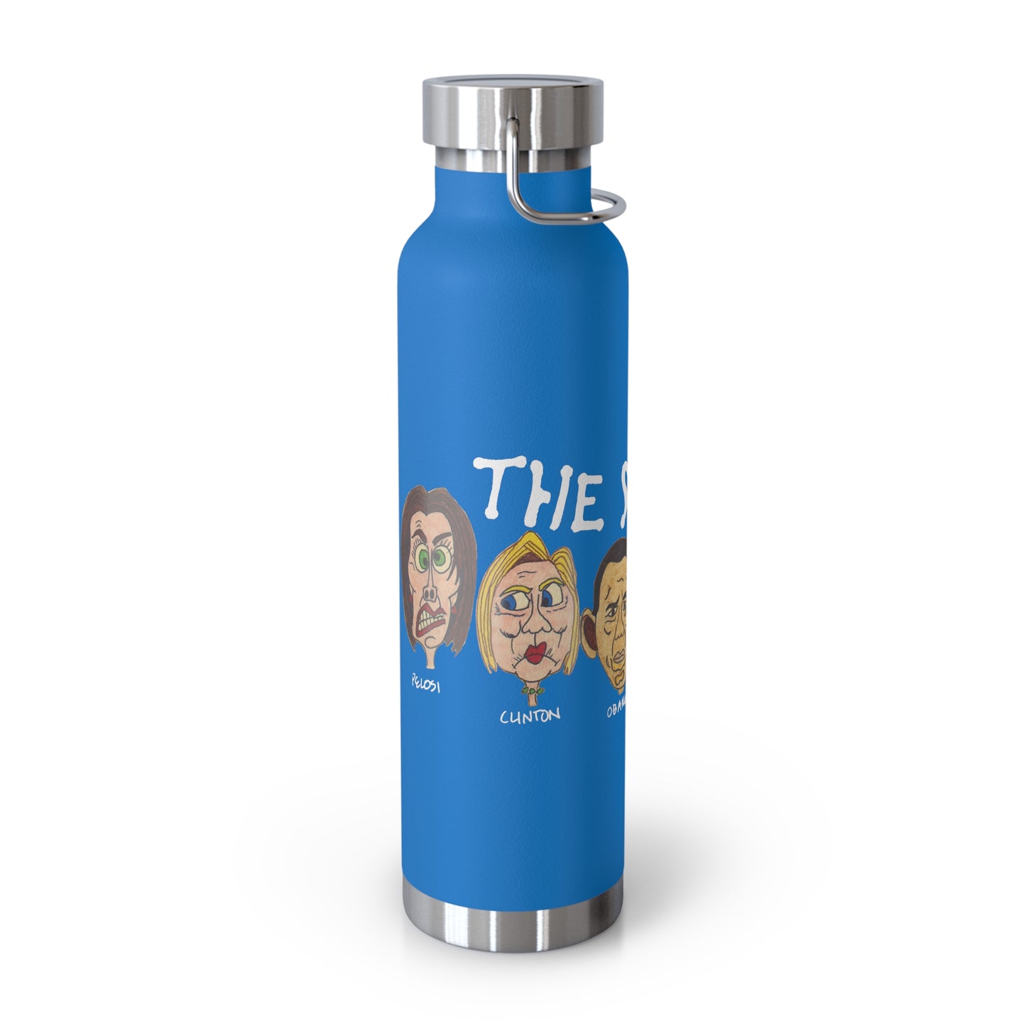 ..THE SWAMP:  22oz Copper Vacuum Insulated Patriotic Water Bottle - FREE SHIPPING