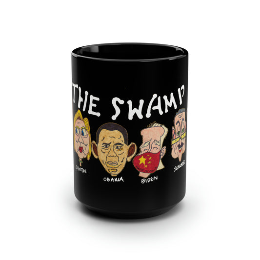 THE SWAMP Patriotic Ceramic Coffee Mug (15oz)