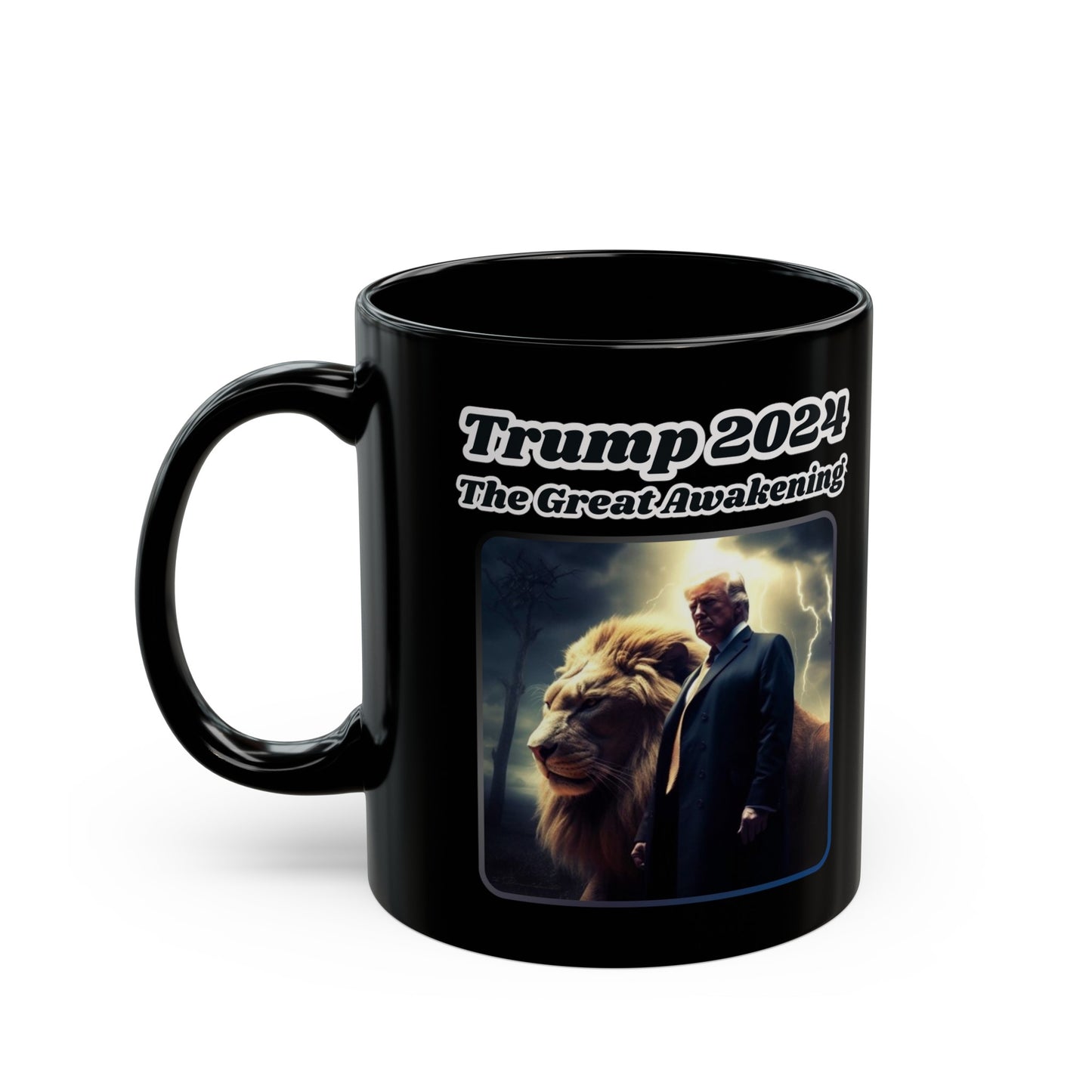 THE GREAT AWAKENING Patriotic Ceramic Coffee Mug (one 11oz coffee)