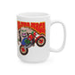 ULTRA MAGA Patriotic Biker Ceramic Coffee Mug, (11oz, 15oz) - FREE SHIPPING