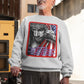 . BLESSED IS THE NATION Heavy Weight Patriotic Christian Sweatshirt (S-5XL):  Men's Gildan 18000 - FREE SHIPPING