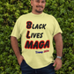 . BLACK LIVES MAGA Plus Size Heavy Weight Patriotic T-Shirt (S-5XL):  Men's Hanes Beefy-T® - FREE SHIPPING