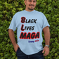 . BLACK LIVES MAGA Plus Size Heavy Weight Patriotic T-Shirt (S-5XL):  Men's Hanes Beefy-T® - FREE SHIPPING