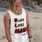 . BLACK LIVES MAGA Patriotic Tank Top (XS-2XL):  Men's Bella+Canvas 3480 - FREE SHIPPING