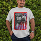 . BLESSED IS THE NATION Plus Size Heavy Weight Patriotic Christian T-Shirt (S-5XL):  Men's Hanes Beefy-T® - FREE SHIPPING