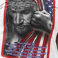 . BLESSED IS THE NATION Patriotic Christian Racerback Tank Top (XS-2XL):  MADE IN USA Women's Bella+Canvas 8800 - FREE SHIPPING