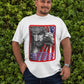 . BLESSED IS THE NATION Plus Size Heavy Weight Patriotic Christian T-Shirt (S-5XL):  Men's Hanes Beefy-T® - FREE SHIPPING