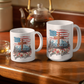 BLESSED IS THE NATION Patriotic Christian Ceramic Coffee Mug (11oz, 15oz)