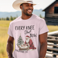 EVERY KNEE SHALL BOW Christmas T-Shirt (S-5XL):  Men's Medium Weight Gildan 5000 - FREE SHIPPING