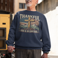 GOD IS IN CONTROL Heavy Weight Patriotic Christian Sweatshirt (S-5XL):  Men's Gildan 18000 - FREE SHIPPING