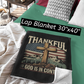 GOD IS IN CONTROL Light Weight Velveteen Plush Blanket (3 sizes available) - FREE SHIPPING