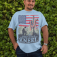 . JUST KNEEL Plus Size Heavy Weight Patriotic Christian T-Shirt (S-5XL):  Men's Hanes Beefy-T® - FREE SHIPPING