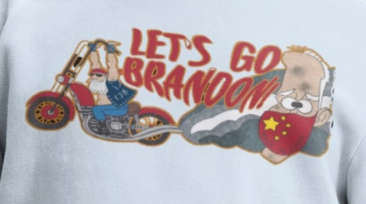 . LET'S GO BRANDON Heavy Weight Patriotic Biker Sweatshirt (S-5XL):  Men's Gildan 18000 - FREE SHIPPING