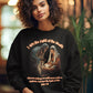 LIGHT OF THE WORLD Heavy Weight Christmas Sweatshirt (S-5XL):  Women's Gildan 18000