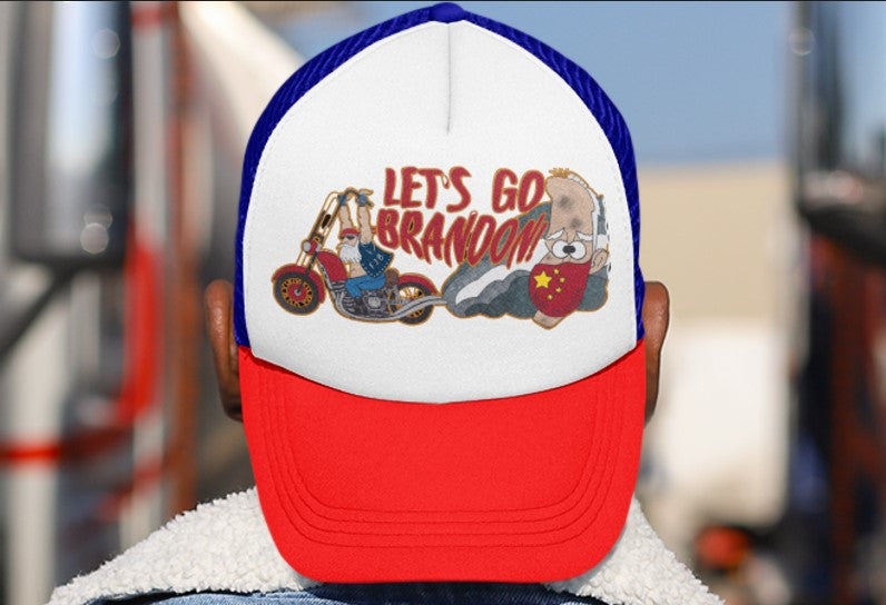 .. LET'S GO BRANDON Trucker Hats - FREE SHIPPING