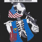 . LIBERAL BRAIN DAMAGE Heavy Weight Patriotic Biker Long Sleeve T-Shirt (S-2XL):  Men's Gildan 2400 - FREE SHIPPING