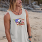 . NEVER FORGOTTEN Patriotic Military Tank Top (XS-2XL):  Men's Bella+Canvas 3480 - FREE SHIPPING