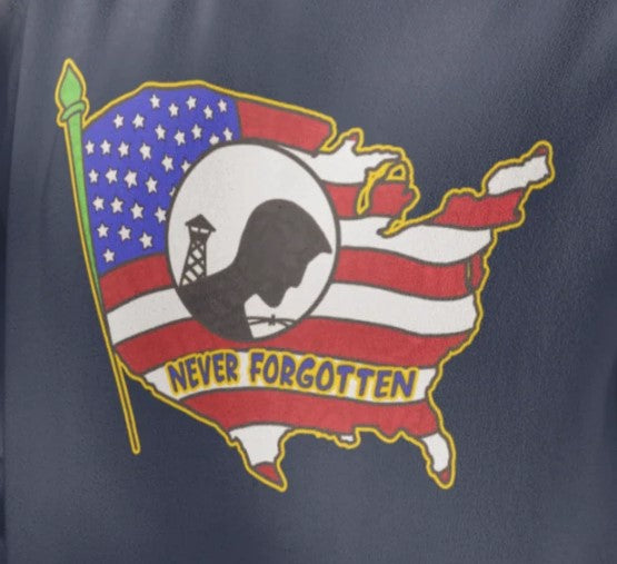 .. NEVER FORGOTTEN Heavy Weight Patriotic Military Hoodie (S-5XL):  Women's Gildan 18500 - FREE SHIPPING