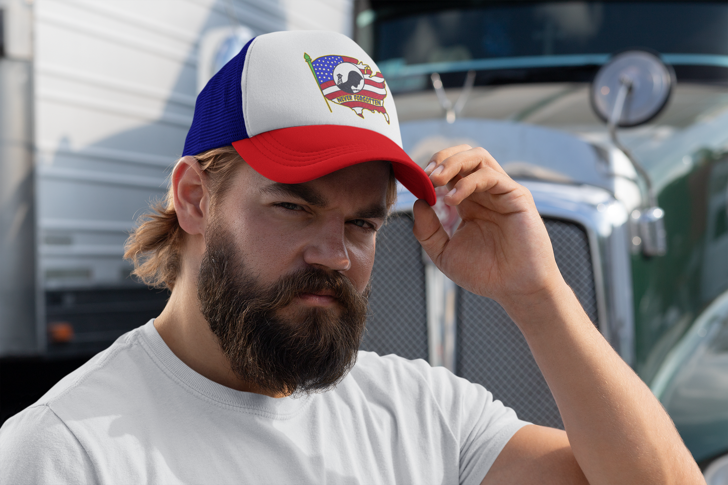 .. NEVER FORGOTTEN Trucker Hat - FREE SHIPPING