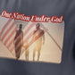 .. ONE NATION UNDER GOD Heavy Weight Patriotic Christian Hoodie (S-5XL): Women's Gildan 18500 - FREE SHIPPING