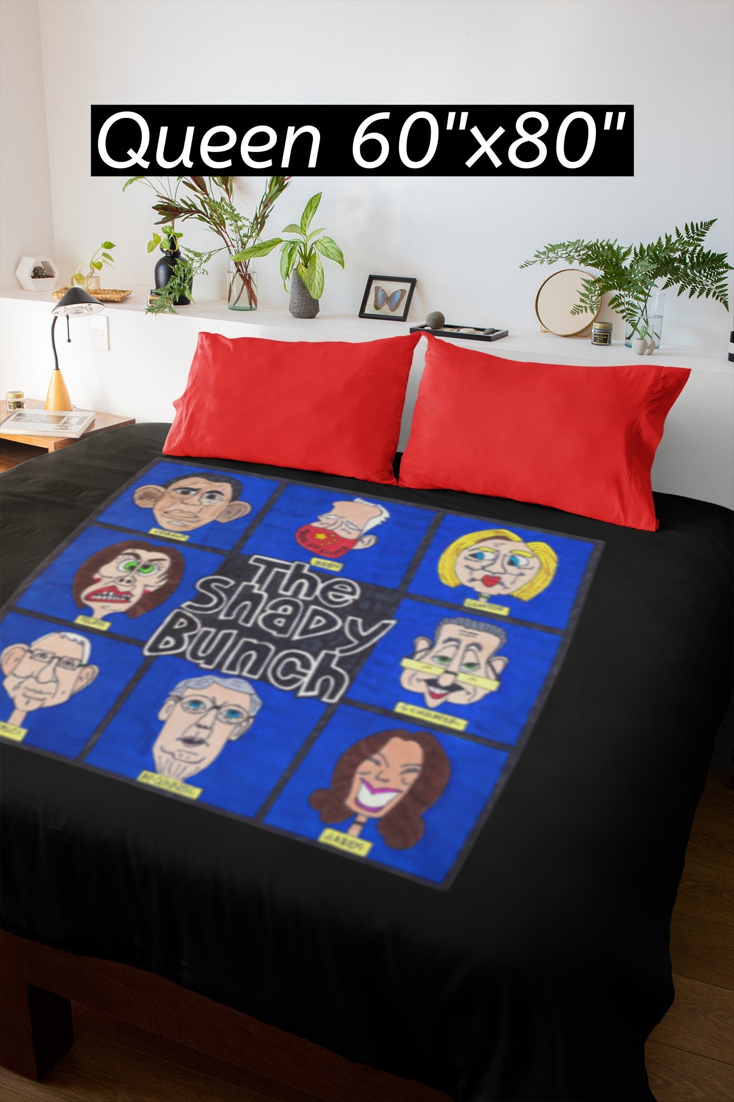 .THE SHADY BUNCH Light Weight Velveteen Plush Blanket (3 sizes available) - FREE SHIPPING