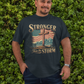 . STRONGER THAN THE STORM Plus Size Heavy Weight Patriotic Christian T-Shirt (S-5XL):  Men's Hanes Beefy-T® - FREE SHIPPING