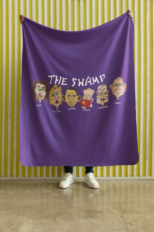 .THE SWAMP Light Weight Velveteen Plush Blanket (3 sizes available) - FREE SHIPPING