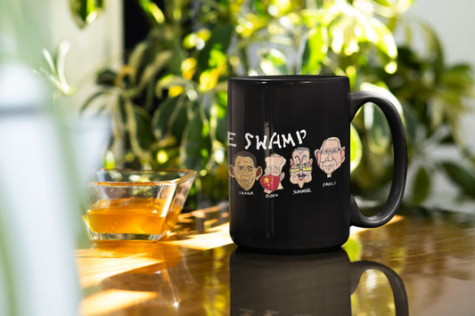 THE SWAMP Patriotic Ceramic Coffee Mug (15oz)