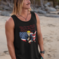 . TRUMP - THEY'RE AFTER YOU Patriotic Tank Top (XS-2XL):  Men's Bella+Canvas 3480 - FREE SHIPPING