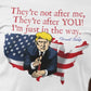 TRUMP - THEY'RE AFTER YOU Fitted Patriotic T-Shirt (S-2XL):  Women's Bella+Canvas 6004 - FREE SHIPPING