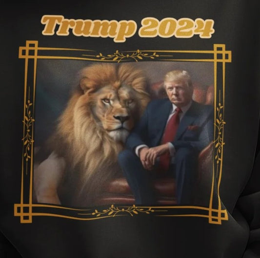 ... TRUMP 2024 Heavy Weight Patriotic Sweatshirt (S-5XL):  Women's Gildan 18000 - FREE SHIPPING