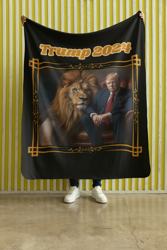 .TRUMP 2024 Light Weight Velveteen Plush Blanket (3 sizes available) - FREE SHIPPING