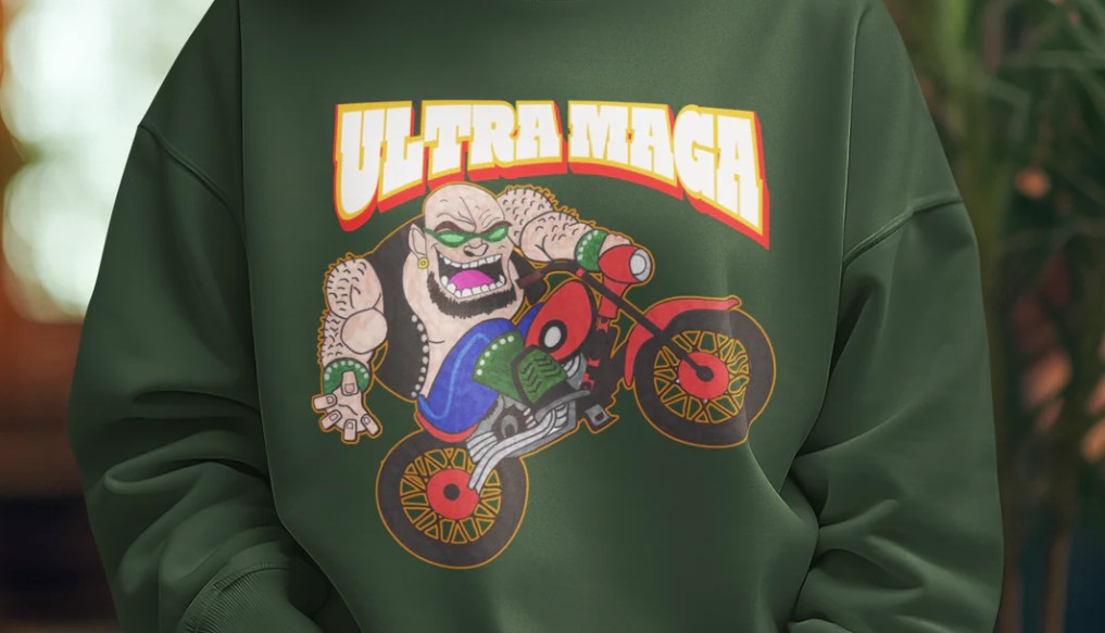 ... ULTRA MAGA Heavy Weight Biker Sweatshirt (S-5XL):  Women's Gildan 18000 - FREE SHIPPING