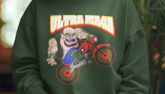 ... ULTRA MAGA Heavy Weight Biker Sweatshirt (S-5XL):  Women's Gildan 18000 - FREE SHIPPING