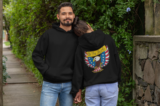 WE THE PEOPLE Heavy Weight Patriotic Hoodie (S-5XL):  Men's & Women's Gildan 18500 - FREE SHIPPING