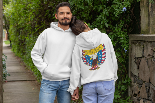 WE THE PEOPLE Heavy Weight Patriotic Hoodie (S-5XL):  Men's & Women's Gildan 18500 - FREE SHIPPING