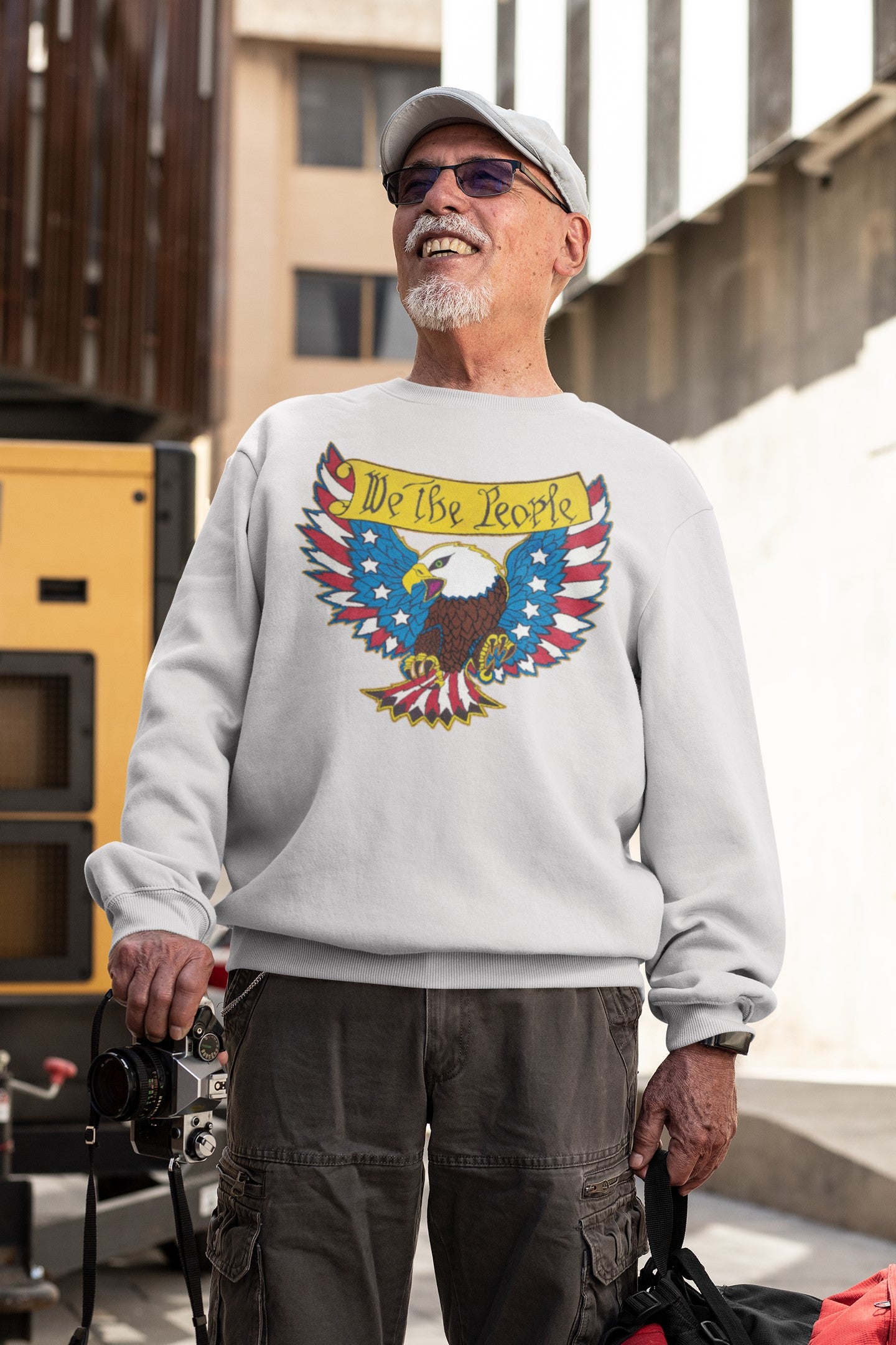 . WE THE PEOPLE Heavy Weight Patriotic Sweatshirt (S-5XL):  Men's Gildan 18000 - FREE SHIPPING