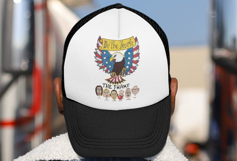 .. WE THE PEOPLE vs THE SWAMP Trucker Hats - FREE SHIPPING