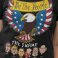 . WE THE PEOPLE vs THE SWAMP Fitted Patriotic T-Shirt (S-2XL):  Women's Bella+Canvas 6004 - FREE SHIPPING