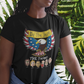 .. WE THE PEOPLE vs THE SWAMP Semi-Fitted Patriotic T-Shirt (S-3XL):  Women's Gildan 5000L - FREE SHIPPING