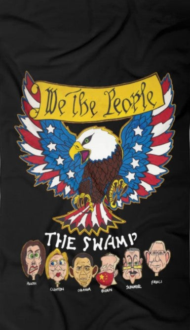 WE THE PEOPLE vs THE SWAMP:  X-tra Large Beach Towel (36"x72") - FREE SHIPPING