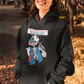 .. LIBERAL BRAIN DAMAGE Heavy Weight Patriotic Biker Hoodie (S-5XL): Women's Gildan 18500 - FREE SHIPPING